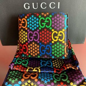 Gucci Psychedelic Collection GG Bi-Fold Wallet